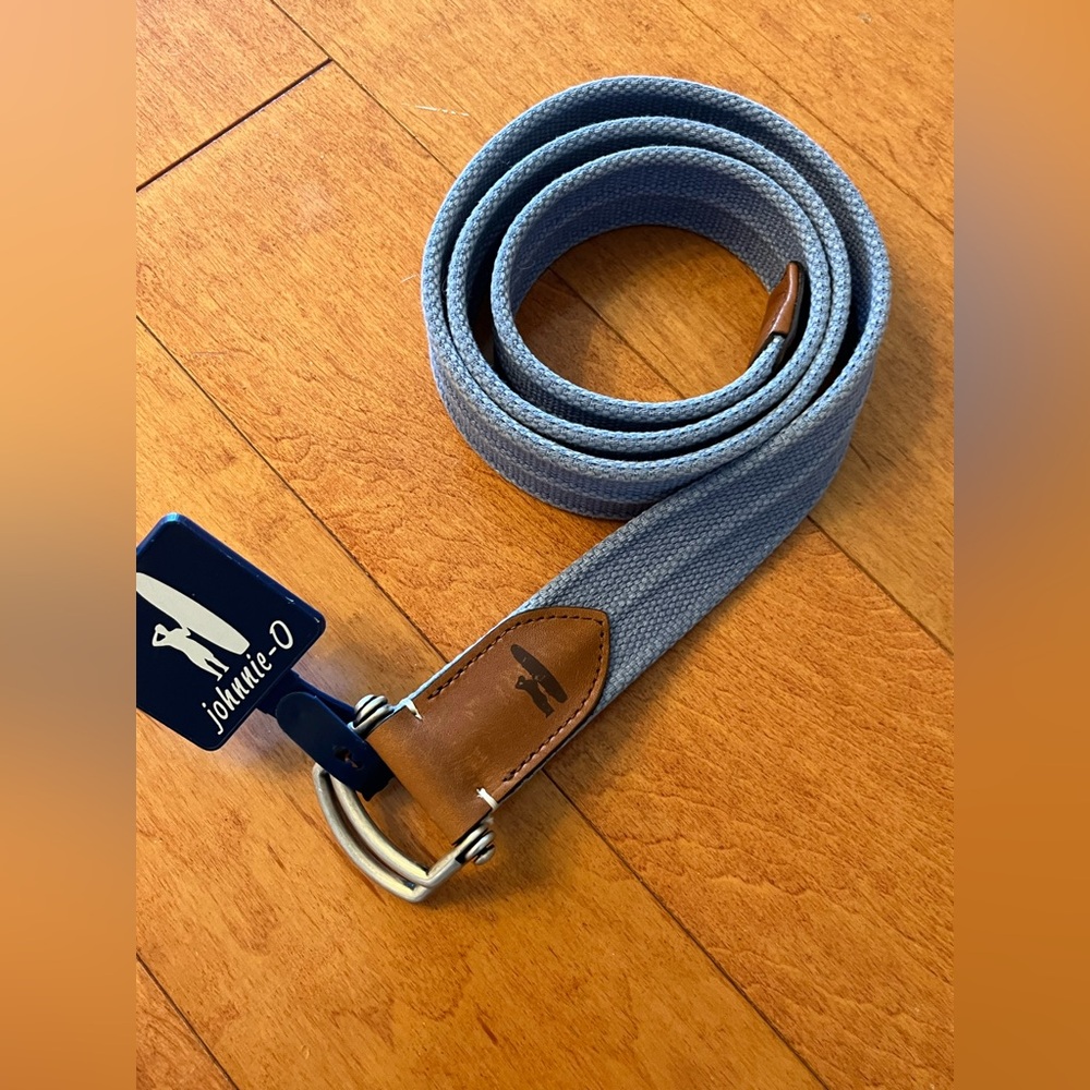 Johnnie-O Men's Blue Belt